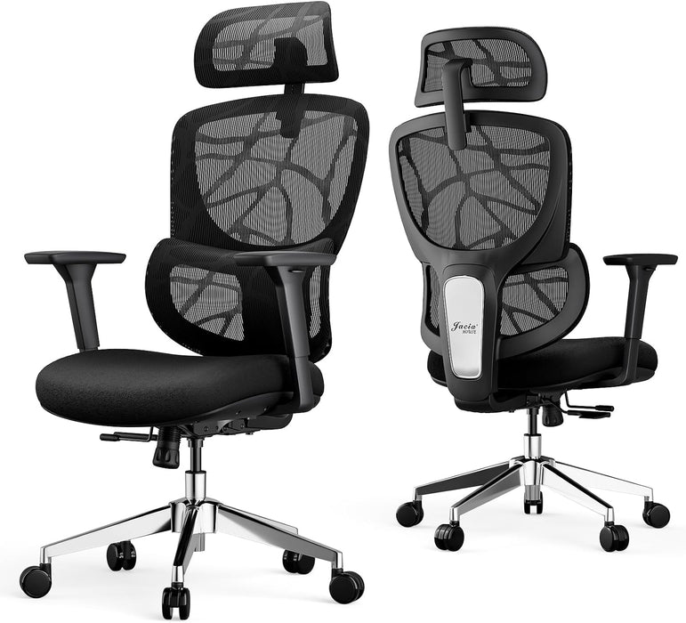 Big & Tall Ergonomic Mesh Office Chair 400 Lbs with Lumbar Support, Recline