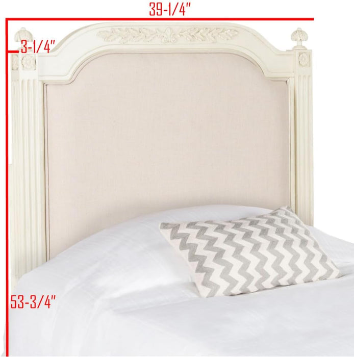 Home Collection Tufted Linen Rustic Antique Beige Headboard (Twin)