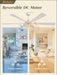 65 Inch White Caged Ceiling Fan With Remote