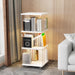 Three Tier Rotating Bookshelf With Illuminated LED
