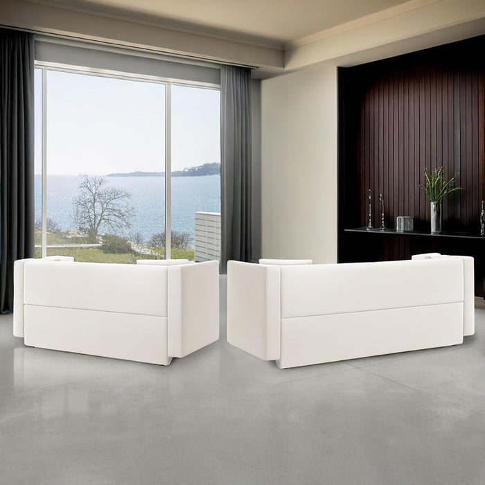 Velvet Sofa Set Luxury Couch Set Living Room Couches and Loveseat Sets Modern Sofa Couch Set L Shaped Couches with Gold Metal Legs and Nailhead for Living Room, Apartment and Office