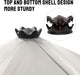 CROWN SHADES 9 Ft Patio Umbrella with Auto-Tilt & Olefin Fabric - Patented 45°Edge Connection Wind Resistant Outdoor Umbrella for Table, Pool, Beach, Effortless Crank System