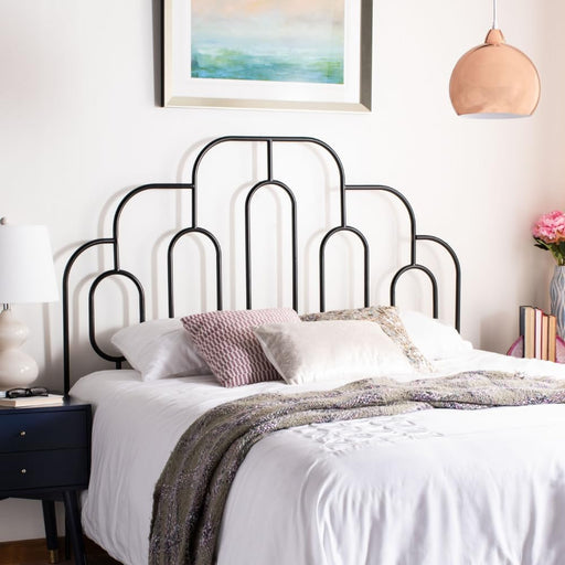 Home Paloma Retro Black Headboard, Full