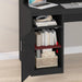 Computer Desk with 3 Drawer & Storage Shelves, Home Office Desk with File Drawer & Cabinet, Writing Study Table with Long Monitor Stand & Printer Shelf, Executive Desk, Black
