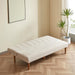 Beige Convertible Futon Sofa Bed