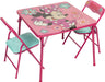 Mouse Kids Table & Chairs Set for Kid and Toddler 36 Months up to 7 Years, Includes: 1 Table (24"L X 24"W X 20"H), 2 Chairs (13"L X 13.5"W X 21"H) Weight Limit: 70 Lb