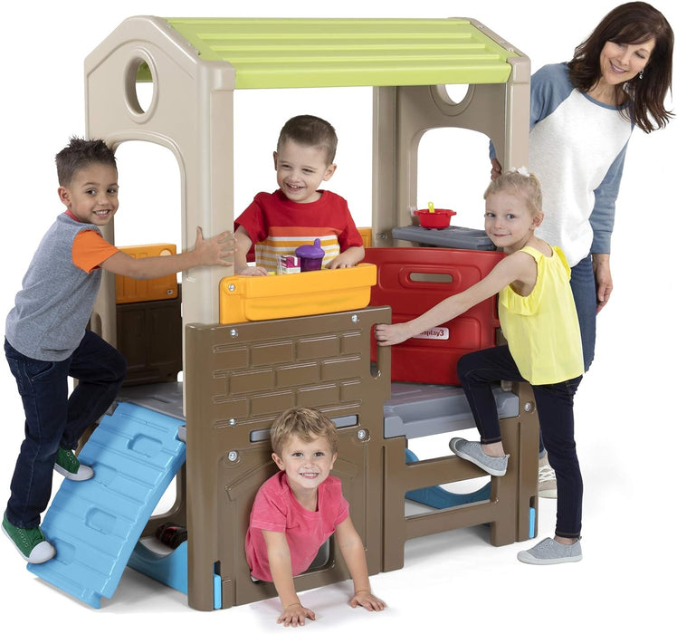 Young Explorers Discovery Playhouse - Indoor or Outdoor Clubhouse and Activity Playset for Toddlers and Kids, Made in USA