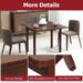 40" Foldable Rectangle Dining Table, Wooden Kitchen Table for 2-4