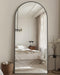 Floor Mirror, 46"×86" Full Length Mirror with Stand for Bedroom Living Room, Black