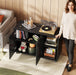 Office File Cabinet, Rolling Printer Stand, Black