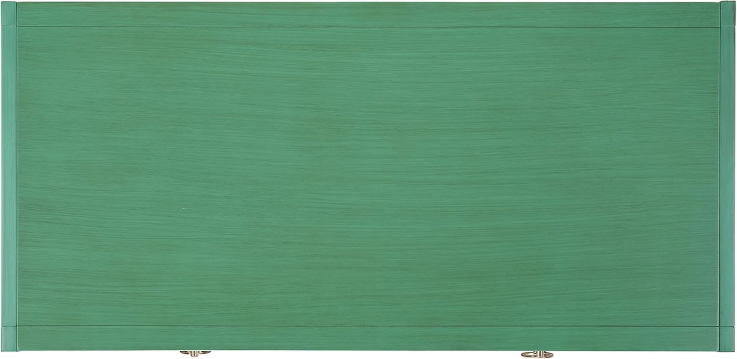 Home Collection Esther Turquoise 2-Drawer Desk