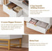 White 7 Drawers Dresser for Bedroom,54" Large Chest of Drawers