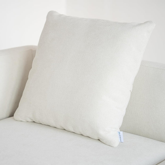 Luxury L-Shaped Upholstery Convertible Modular Sectional Sofa, Contemporary Reversible Couch with Chaise Lounge for Living Room, Apartment, Linen-Like Cream