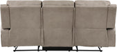 Recliner Couch, Wall Hugger Sofa Recliners, Home Theater Seating Dual Reclining Couch, Manual Recliner Couches for Living Room, Bedroom, Office, Apartment, 84.5'' Sofa Recliner, Brown