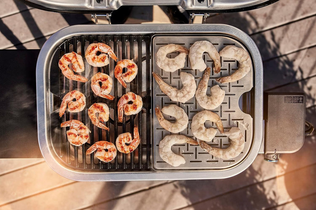 Weber Lumin Compact Outdoor Electric Barbecue Grill, Black - Great Small Spaces Such as Patios, Balconies, and Decks, Portable and Convenient