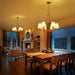 GildedGold 27.2 Inch Six Light Farmhouse Chandelier