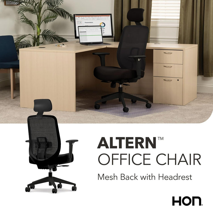 Altern Ergonomic Office Chair, Office Desk Computer Chair, Black