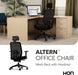 Altern Ergonomic Office Chair, Office Desk Computer Chair, Black