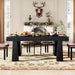 Tribesigns 63 Inch Dining Table for 4-6 People, Modern Rectangular Kitchen Table with Heavy Duty Tapered Legs, Farmhouse Dinner Tables for Home Commercial, Easy Assembly