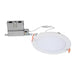 HLB Series 6 In. Adjustable CCT Canless IC Rated Dimmable Indoor, Outdoor Integrated LED Recessed Light Kit