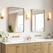 Gold Bathroom Mirrors for over Sink 22"X30" 2 Pack