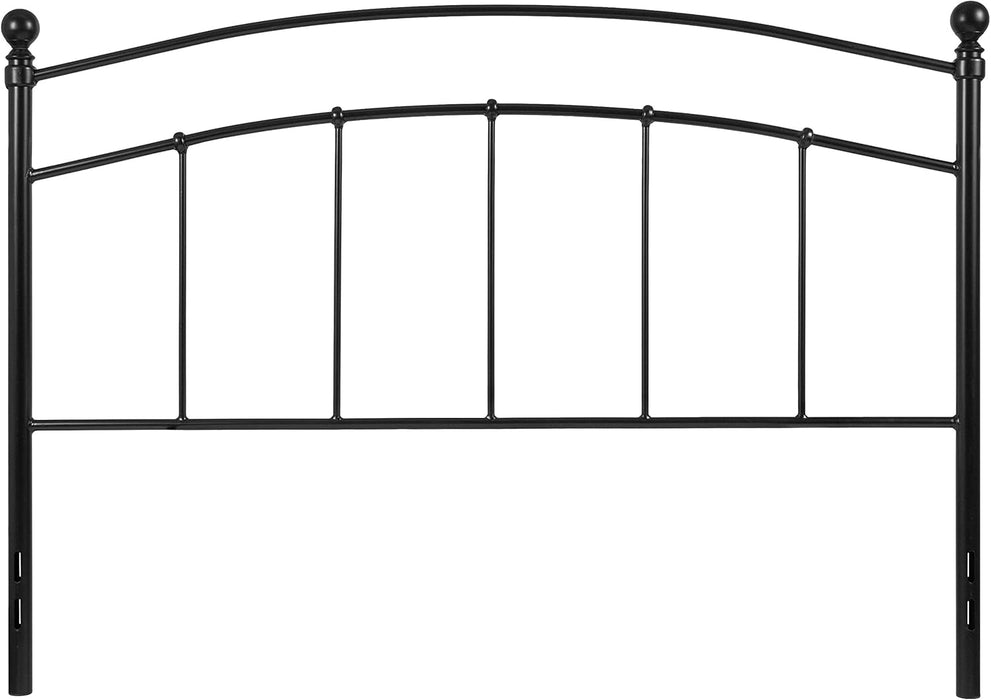 Woodstock Decorative Black Metal Queen Size Headboard