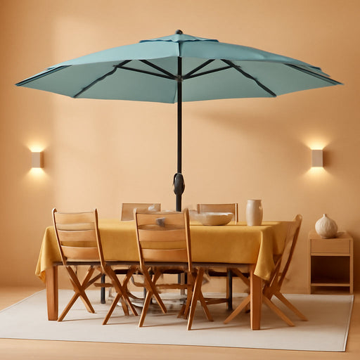 15Ft Large Patio Umbrella, Outdoor Double-Sided Pool Umbrellas