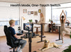 48 X 24 Standing Desk, Height Adjustable Electric Computer Desk, Sit Stand up Home Office Workstations, Rustic Brown