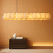 Alabaster Chandelier, 58 Inch Modern Rectangular Chandelier for Dining Room, Dimmable Linear Chandeliers for Kitchen Island, Natural Spanish Marble Stone Chandeliers for Dining Table, Living Room