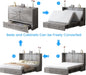 Queen Murphy WallBed Cabinet With USBChargingPorts