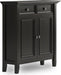36 Inch Hickory Brown Storage Cabinet With Drawers