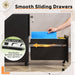 3 Drawer Mobile File Cabinet, Fully Assembled except Casters