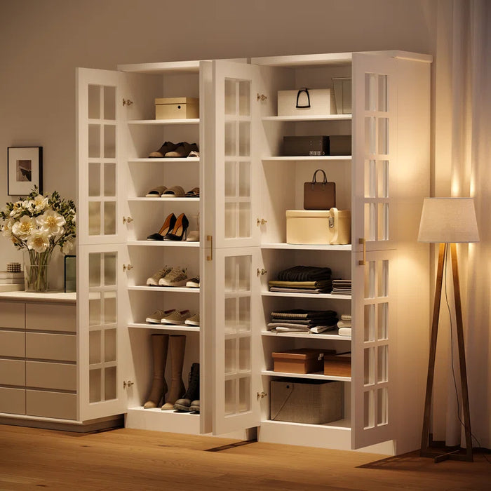 71" Storage Cabinet with Door & Adjustable Shelves