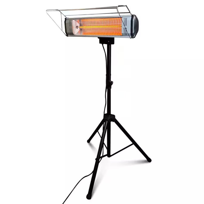 Tradesman 1,500-Watt Electric Outdoor Infrared Quartz Portable Space Heater with Tripod, Wall Mount and Remote