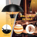 1500W Electric Hanging Patio Heater with IPX4 Waterproof