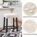 Stool Covers Rectangle - 2 Pack Stretch Waterproof Saddle Seat Cover Counter Bar Stools Bar Chairs Covers Kitchen Island Chairs Cushion Protector