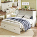 Farmhouse Murphy Bed With 900LbsCapacity Charging Station