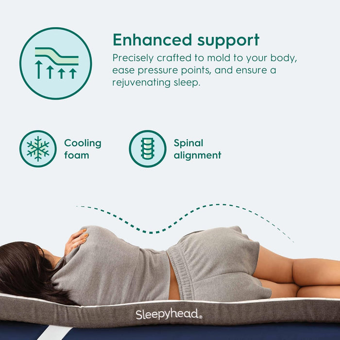 Twin XL 2 Inch Premium Gel Memory Foam Mattress Topper - Dorm Essentials for College Beds, Cooling, Washable Cover, Pressure Relief & Support, Certipur-Us Certified