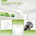 42" White Ceiling Fans with Lights and Remote, Low Profile Ceiling Fan with Light, Reversible DC Motors, 3CCT Dimmable Timer Noiseless, Flush Mount Ceiling Fan for Bedroom/Living Room