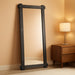 65x24Inch Black Full Length Mirror SolidPine Frame