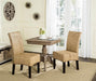 Home Collection Luz Natural Wicker Dining Chair (Set of 2), 18"