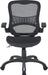 Riley Ventilated Manager'S Office Desk Chair with Breathable Mesh Seat and Back, Black Base with Black