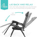 Zero Gravity Chair Recliner, Gray
