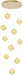 Gold Crystal LED Chandelier Staircase Ceiling Light