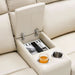 65.7" Zero Wall Recliner Loveseat with Console, 2-Seat Power Wall Hugger Sofa with Cup Holders, USB & Type-C Dual Charge Ports, for Living Room, RV PR646M2 (Beige, Loveseat with Console)