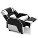 Kids Youth PU Leather Gaming Sofa Recliner with Headrest and Footrest