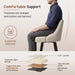Swivel Bar Stools Set of 3，25''H Counter Height Bar Chairs with Back, PU Leather Kitchen Stools, Thickened Widened Cushion and Backrest,Barstools for Kitchen Island, Bar, Cafe, Dining Room