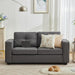 65Inch MidCentury Tufted Upholstered Couch USB Ports