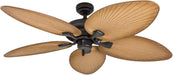 52Inch Palm Island IndoorOutdoor Ceiling Fan Bronze