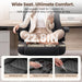 Ergonomic Office Chair, Big and Tall Leather Desk Chair with Lumbar Support